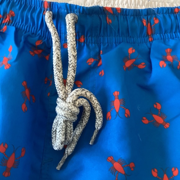 Lobster print mens swim trunks by Southern Lure NWT - Picture 2 of 11